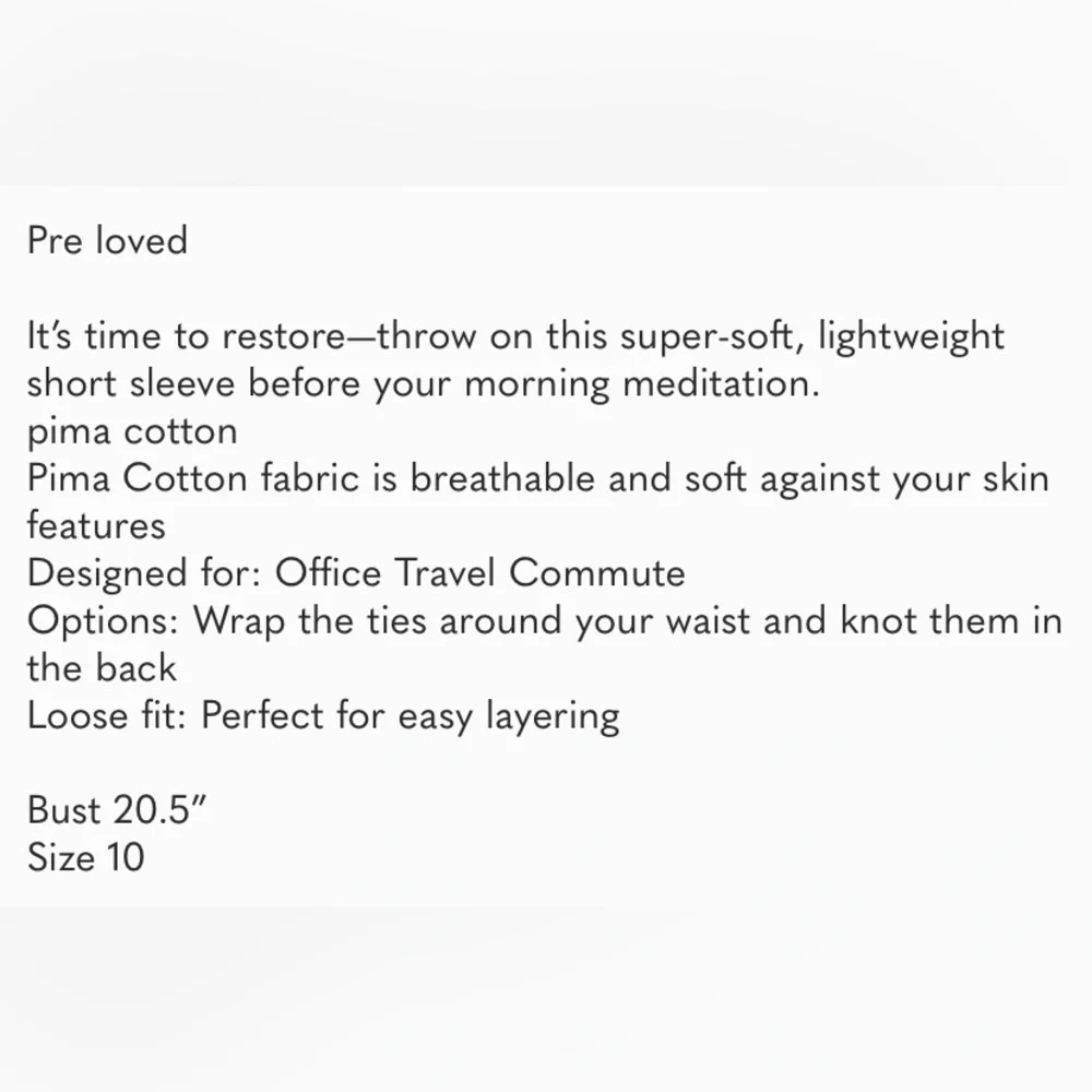 Lululemon Time To Restore Short Sleeve Rustic Clay - Picture 6 of 7